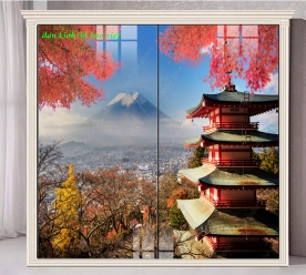 Tranh dán kính 3d 2 mặt n2026-120