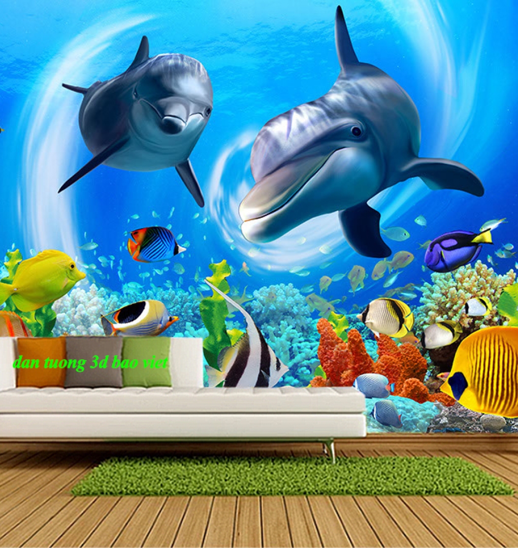 Tranh dán tường cảnh biển s317m