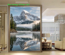 Tranh dán tường sông núi m2026-130