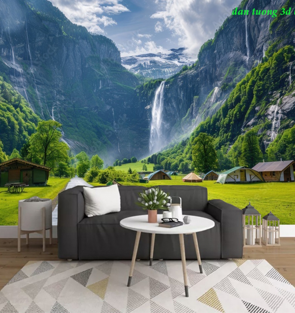 Tranh dán tường sông núi n2026-123