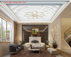 Wallpaper for living room ceiling c212