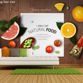 Wall murals for the restaurant fm538