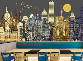 Wall murals for cafe fm528