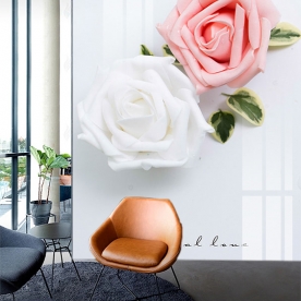 Beautiful 2 sided 3d glass stickers k461