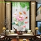 3d glass stickers 2 sides lotus flower k469