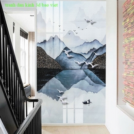 3d double-sided glass painting k466