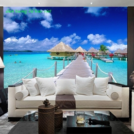 Tranh dán tường phong cảnh biển n2003-122