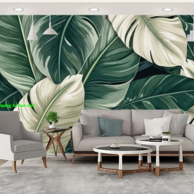 Giấy dán tường lá cây n2004-258