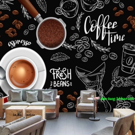 Tranh dán tường cho quán cafe n2004-109