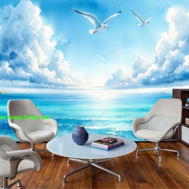 Tranh dán tường phong cảnh biển n2004-223