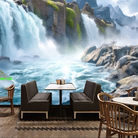 Tranh dán tường thác nước n2004-115