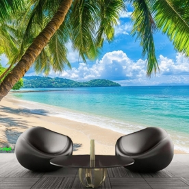 Tranh dán tường phong cảnh biển n2005-240