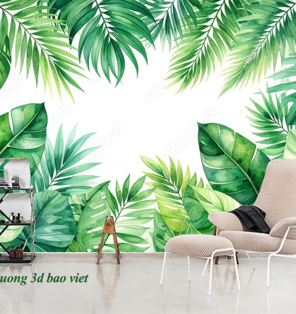 Giấy dán tường lá cây n2026-167