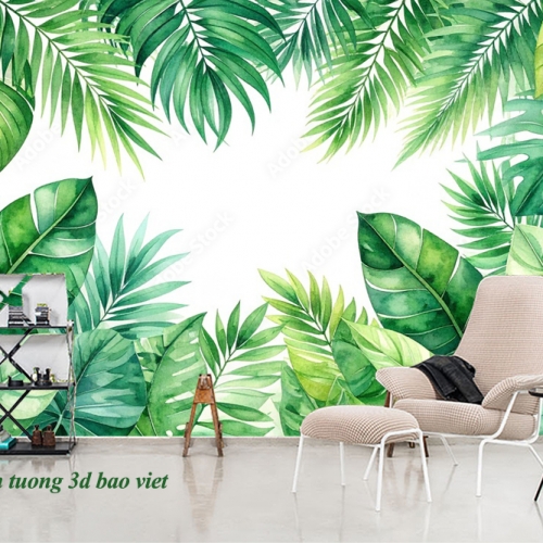 Giấy dán tường lá cây n2026-167