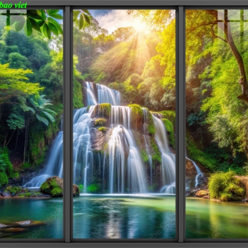 Tranh dán kính 3d 2 mặt 2026-168