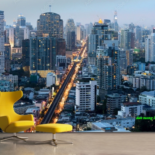 Tranh dán tường cảnh thành phố n2026-202