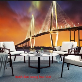 Cityscape mural fm548