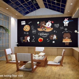 Wall murals for the restaurant fm546