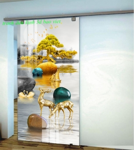 3d double-sided glass painting k480