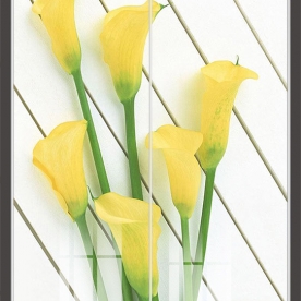 3d double-sided glass painting k489