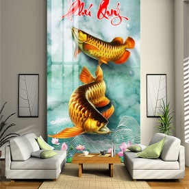 3d double-sided glass painting k490