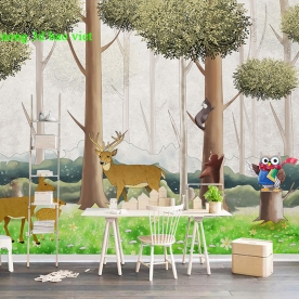 Giấy dán tường trẻ em kid369