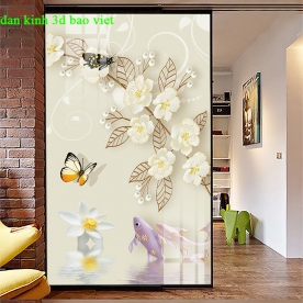 Tranh dán kính 3d 2 mặt k559