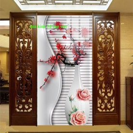 Tranh dán kính 3d 2 mặt k560