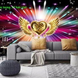 Tranh dán tường cho phòng karaoke fm591