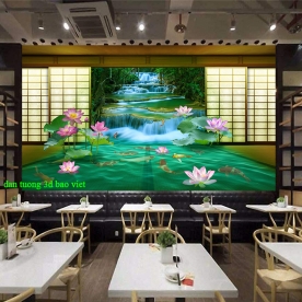 Tranh dán tường thác nước w217