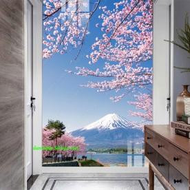 Tranh dán kính 3d 2 mặt phong cảnh n2004-292