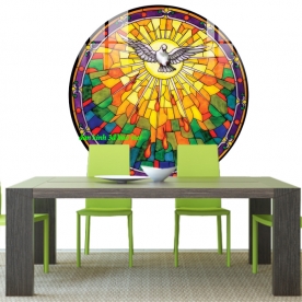 Tranh dán kính 3d 2 mặt công giáo cg184