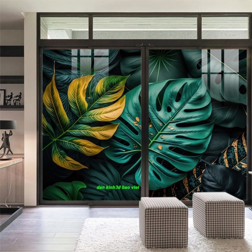 Tranh dán kính 3d 2 mặt tr399