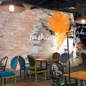 Wall paintings for cafe me106