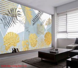 Wallpaper living room h345