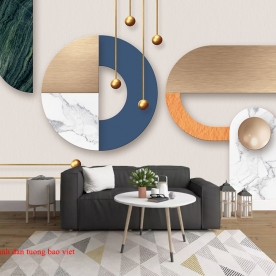 Wallpaper living room h348