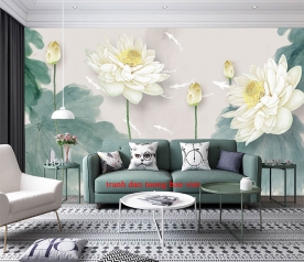 Wallpaper living room h349