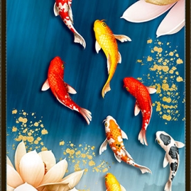 3d glass stickers k406