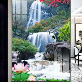 2 sided 3d glass painting k497