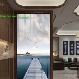 3d double-sided glass painting k498