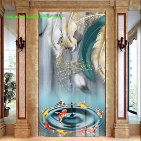 2 sided 3d glass stickers k502