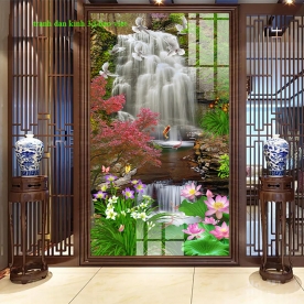 2 sided 3d glass stickers k504