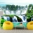 3d waterfall wall mural w215