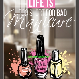 Decal dán kính cao cấp 3d trong suốt cho tiệm nail se174