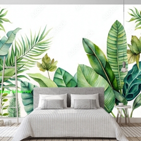 Giấy dán tường lá cây n2004-356