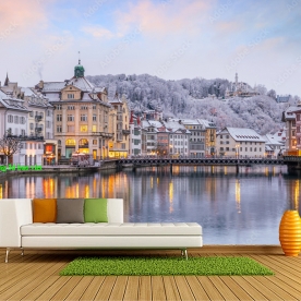 Landscape living room wallpaper n2004-338