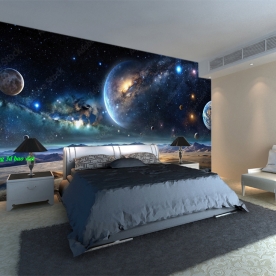 Galaxy n2004-328 bedroom wallpaper