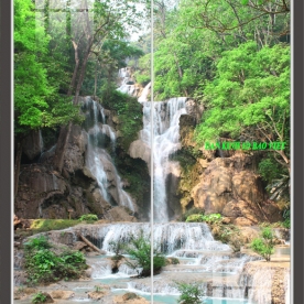 Landscape 2-sided 3D glass painting n2004-339