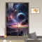 Universe 2-sided 3D glass sticker n2004-229