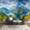 Wall painting of river and mountain landscape n2004-334